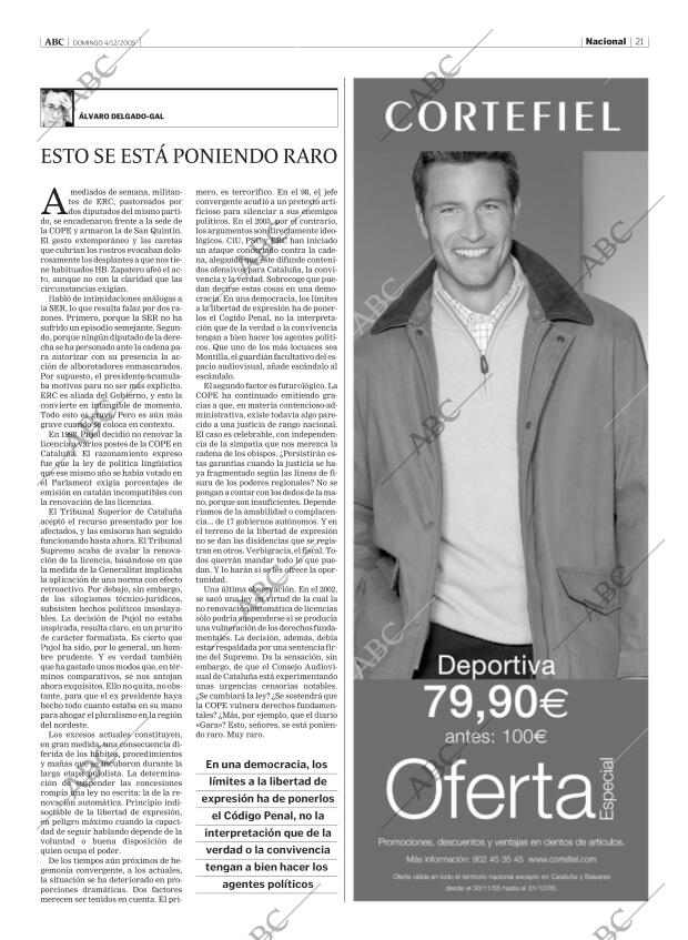 ABC MADRID 04-12-2005 página 21