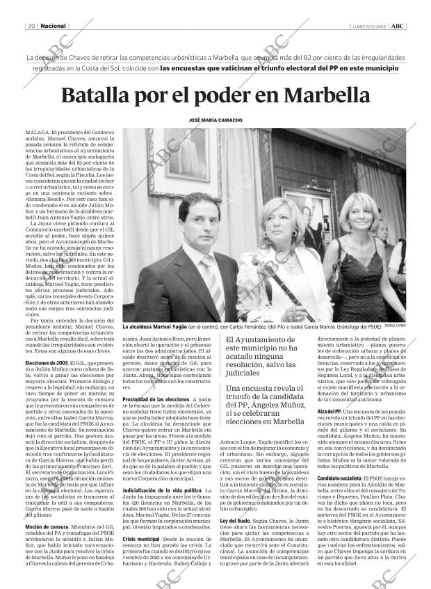 ABC MADRID 05-12-2005 página 20