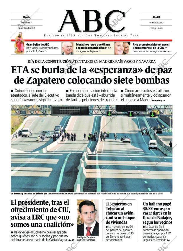 ABC MADRID 07-12-2005 página 1