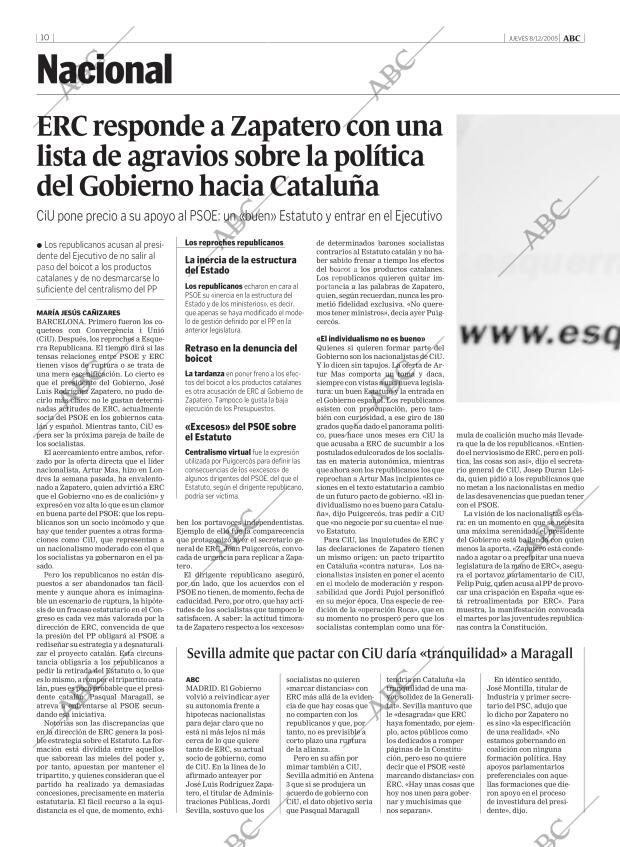 ABC MADRID 08-12-2005 página 10