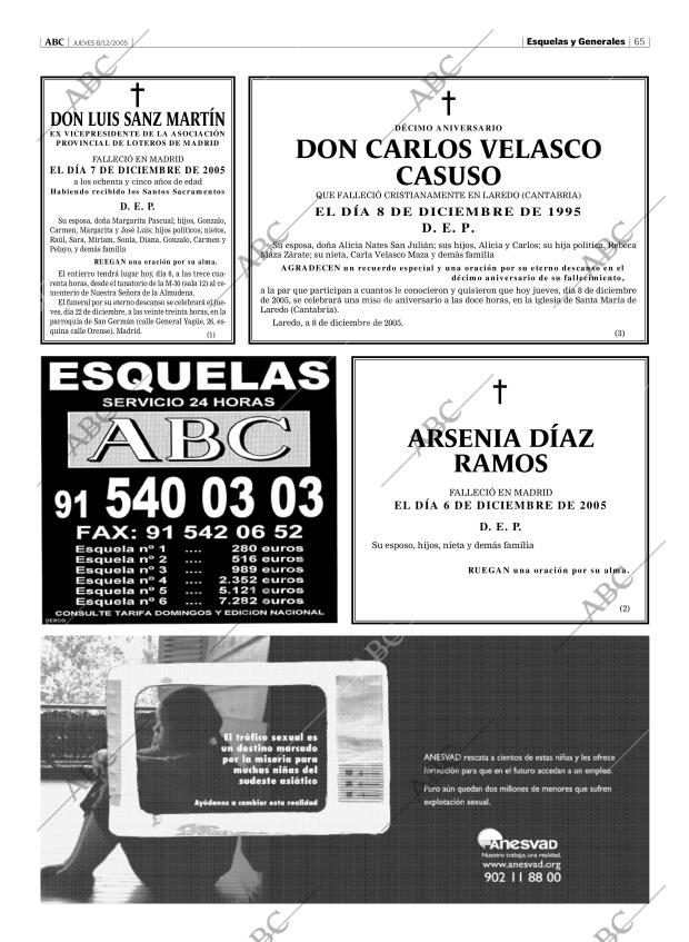 ABC MADRID 08-12-2005 página 65