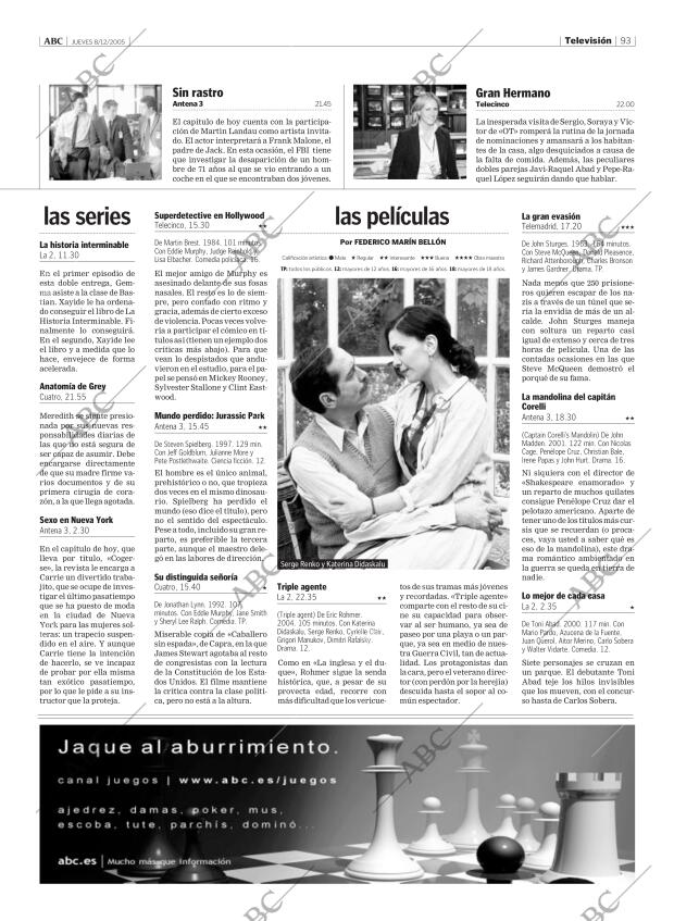 ABC MADRID 08-12-2005 página 93