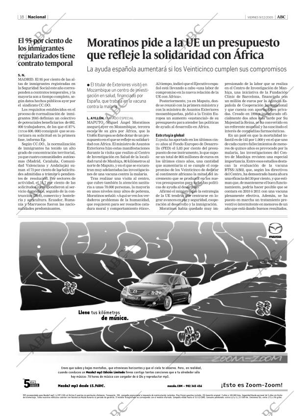 ABC MADRID 09-12-2005 página 18