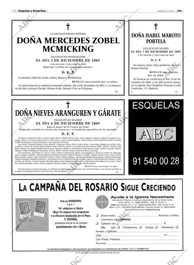 ABC MADRID 09-12-2005 página 74