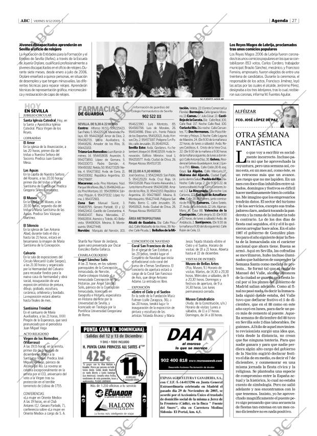 ABC SEVILLA 09-12-2005 página 27