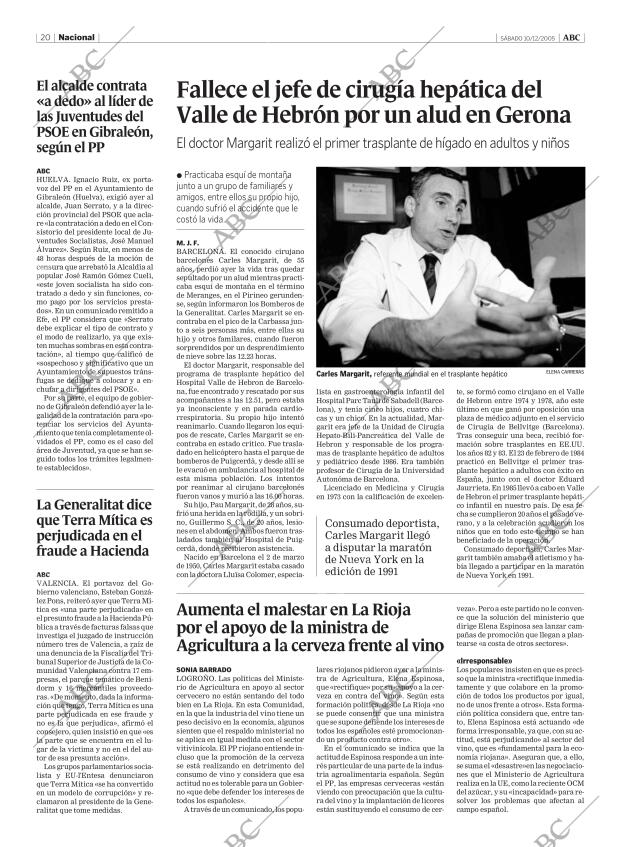 ABC MADRID 10-12-2005 página 20