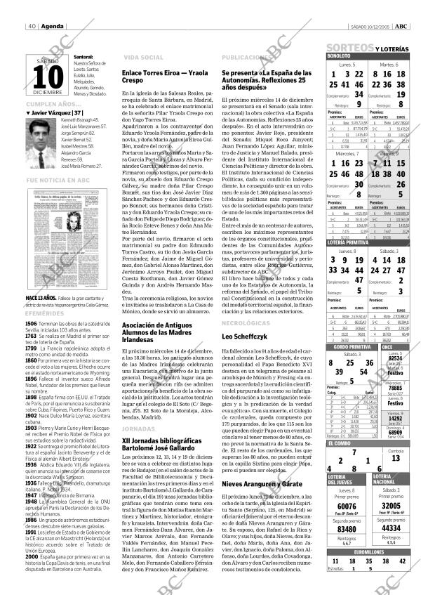 ABC MADRID 10-12-2005 página 40