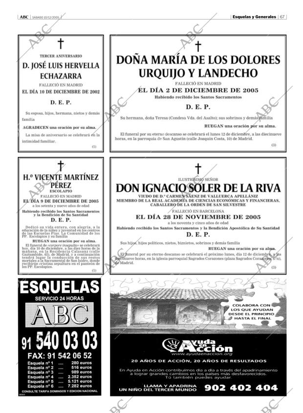 ABC MADRID 10-12-2005 página 67