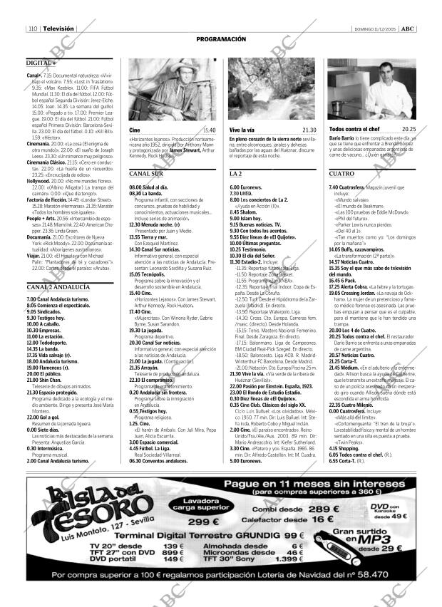 ABC SEVILLA 11-12-2005 página 110