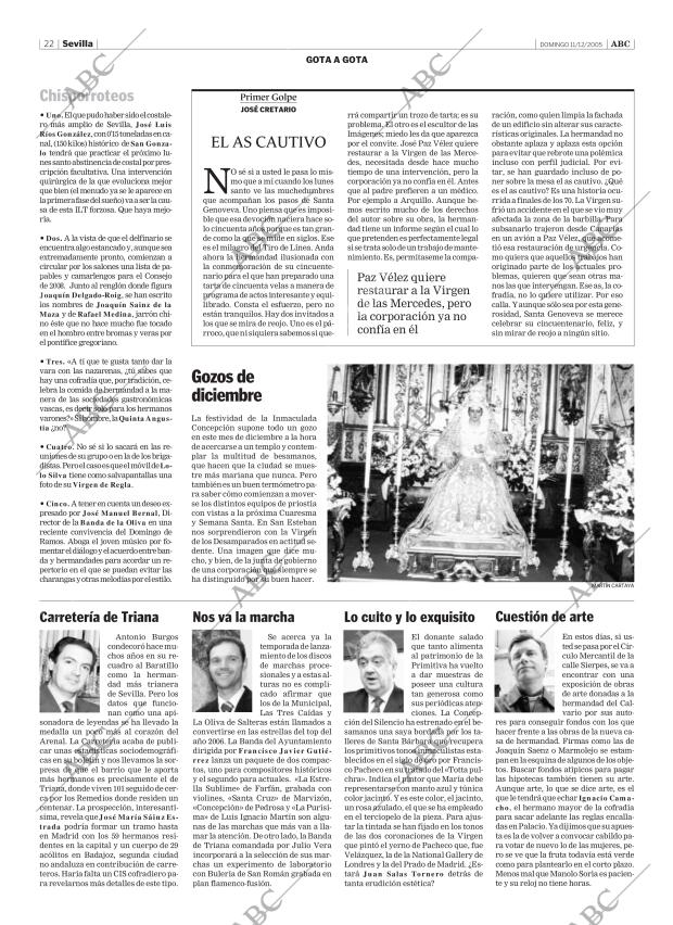 ABC SEVILLA 11-12-2005 página 22