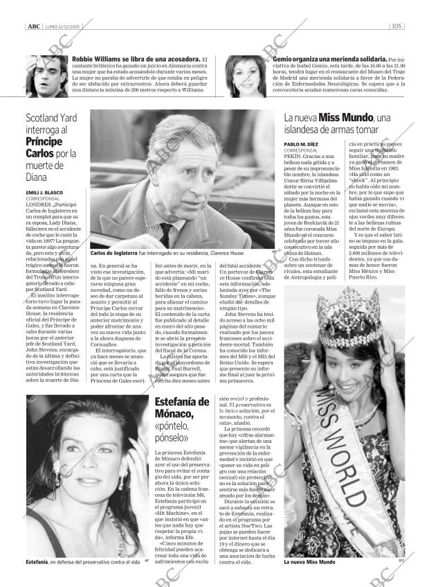 ABC MADRID 12-12-2005 página 105