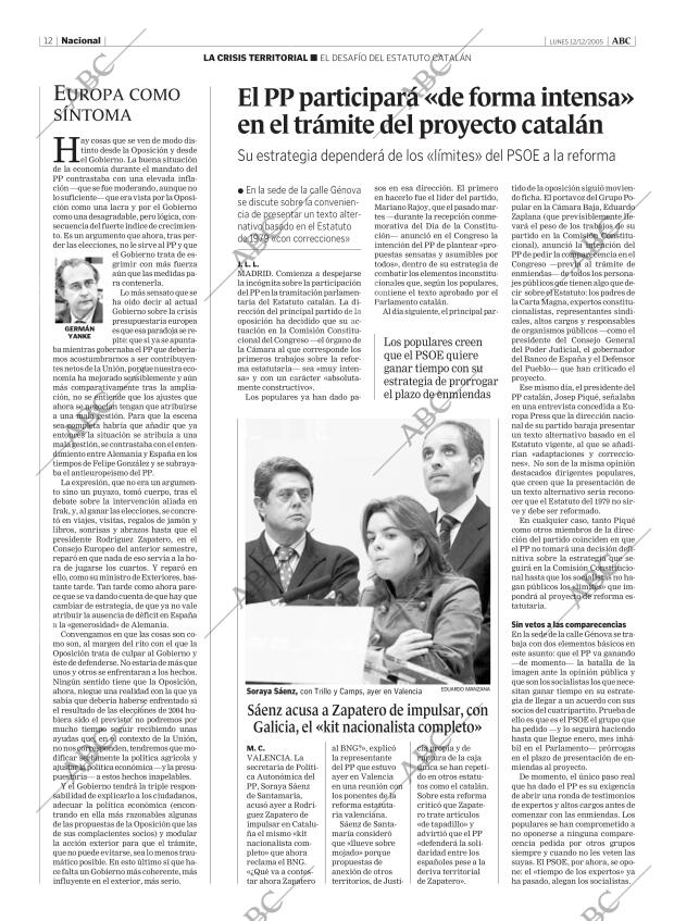 ABC MADRID 12-12-2005 página 12