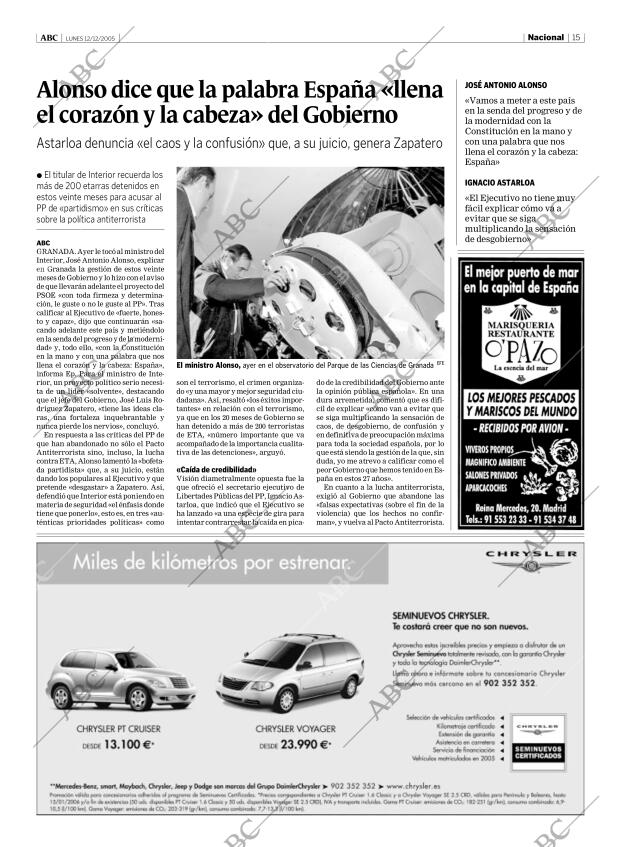 ABC MADRID 12-12-2005 página 15