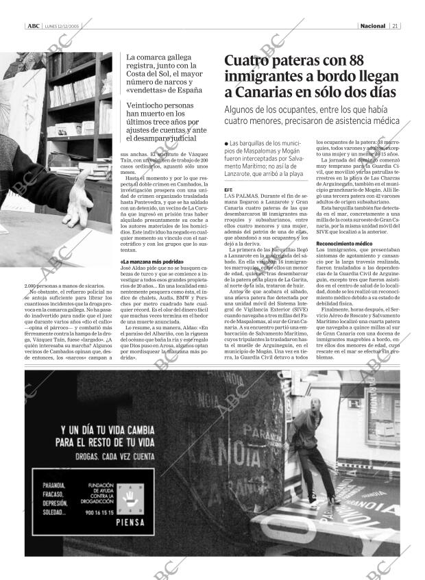 ABC MADRID 12-12-2005 página 21