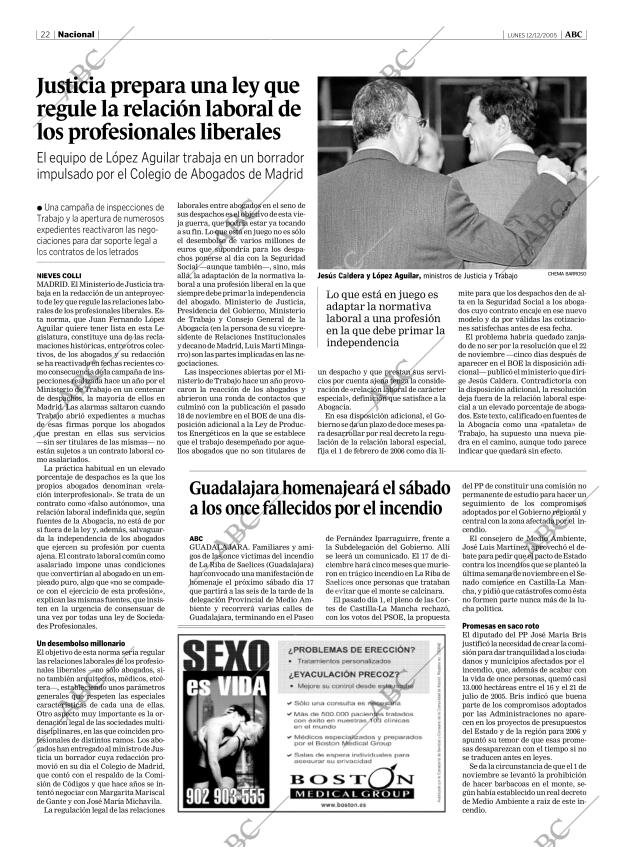 ABC MADRID 12-12-2005 página 22