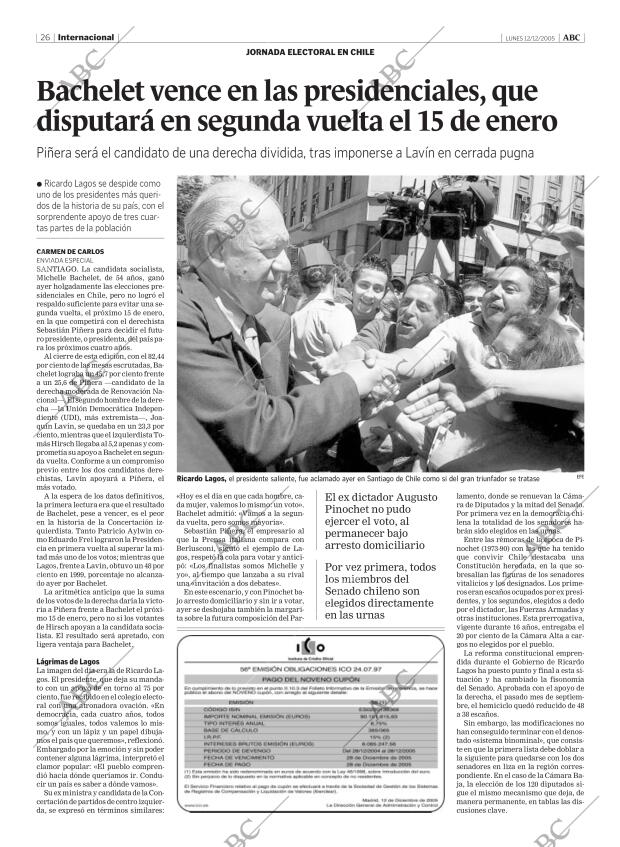 ABC MADRID 12-12-2005 página 26