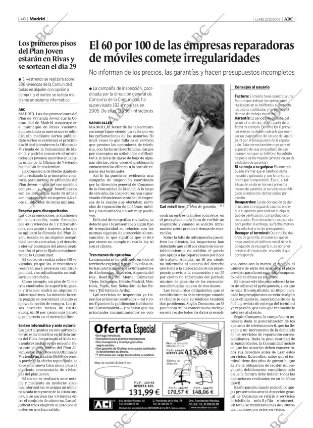 ABC MADRID 12-12-2005 página 40
