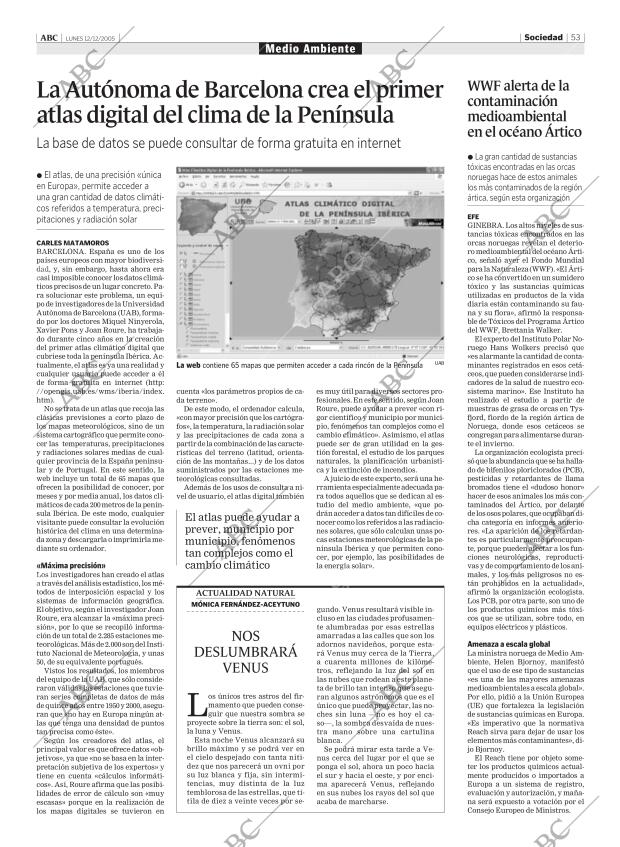 ABC MADRID 12-12-2005 página 53