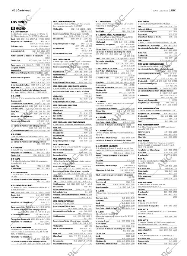 ABC MADRID 12-12-2005 página 62