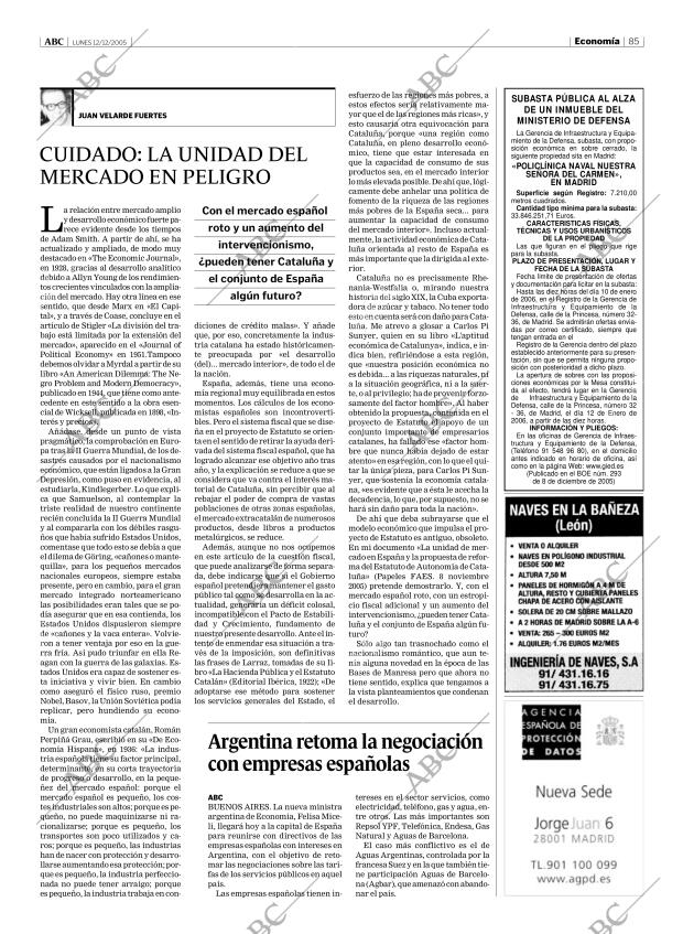 ABC MADRID 12-12-2005 página 85
