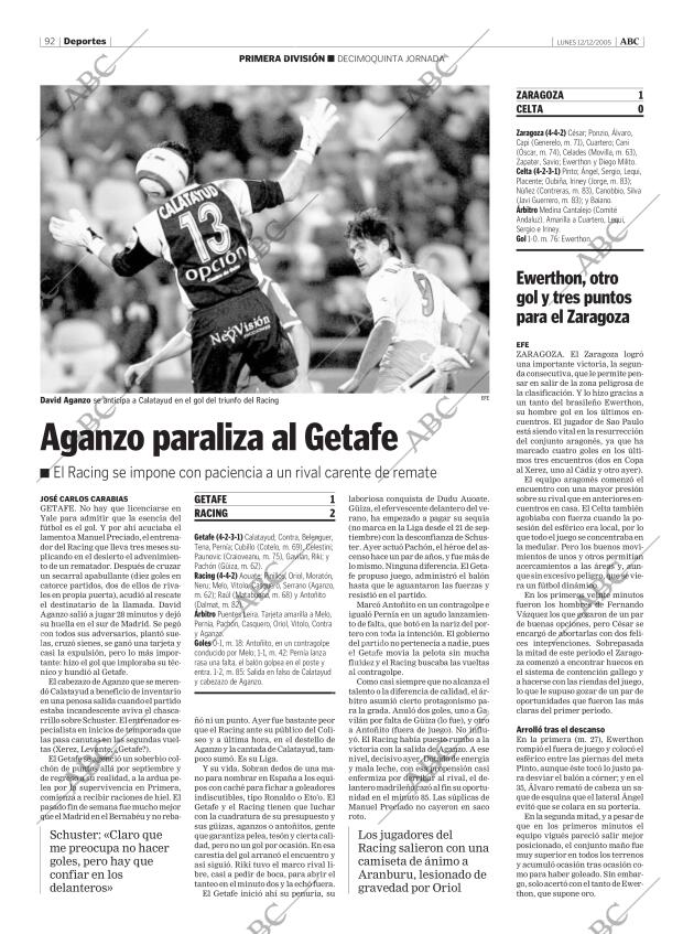 ABC MADRID 12-12-2005 página 92