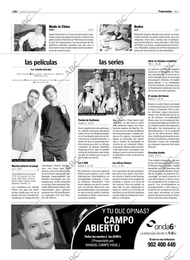 ABC MADRID 13-12-2005 página 101