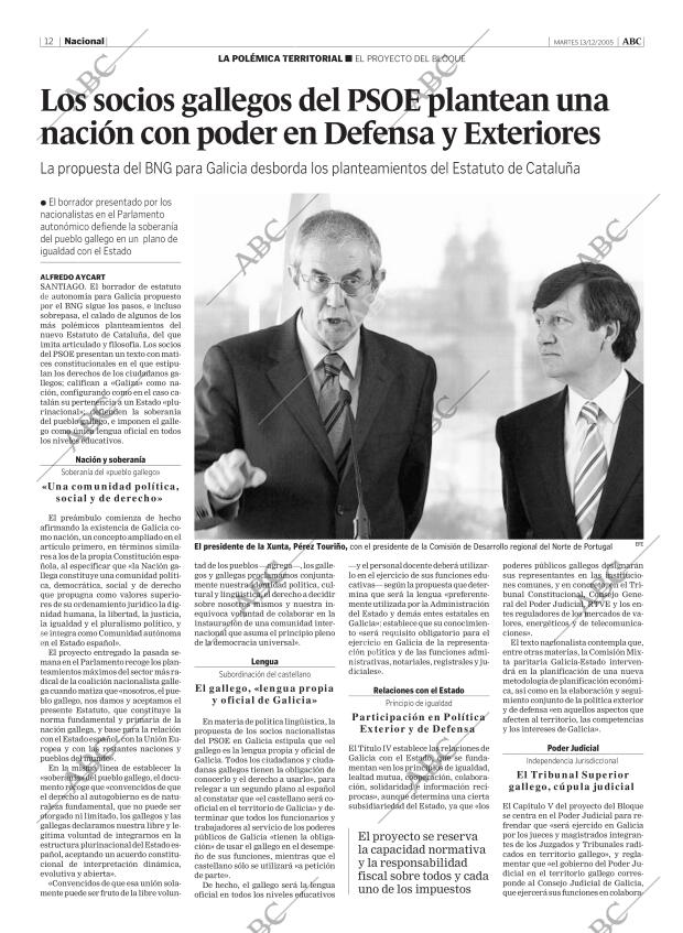 ABC MADRID 13-12-2005 página 12