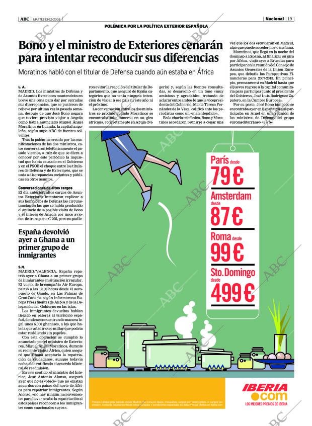 ABC MADRID 13-12-2005 página 19