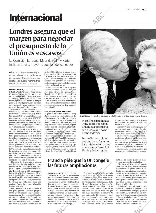 ABC MADRID 13-12-2005 página 24