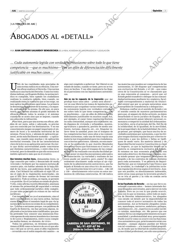 ABC MADRID 13-12-2005 página 3