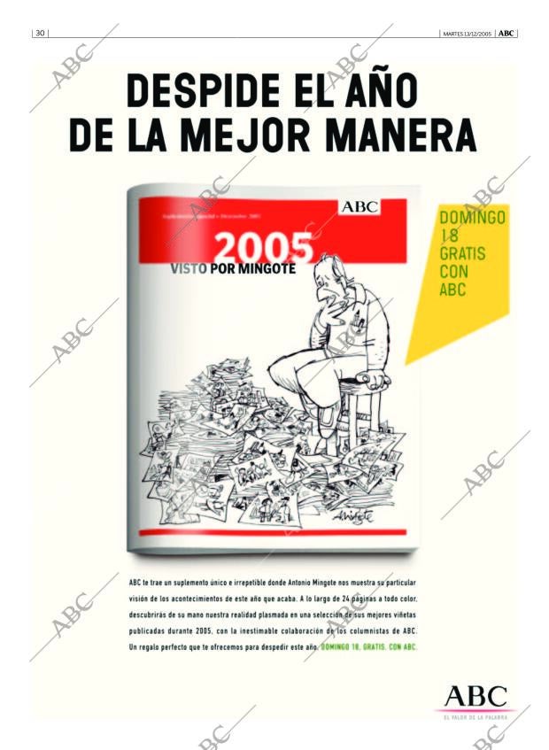 ABC MADRID 13-12-2005 página 30