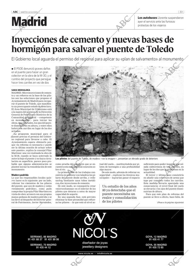 ABC MADRID 13-12-2005 página 33