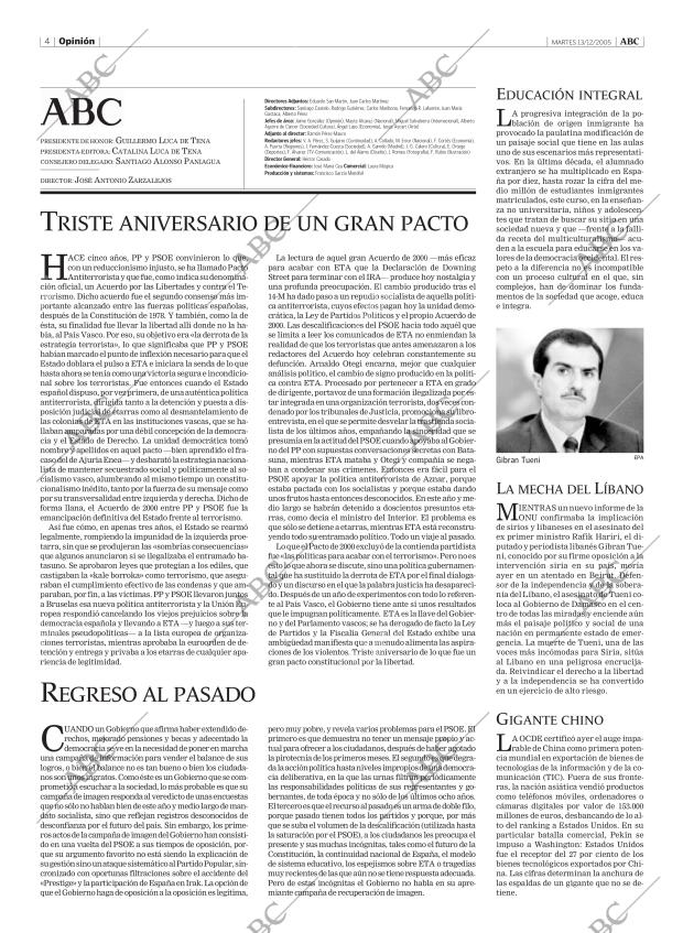 ABC MADRID 13-12-2005 página 4