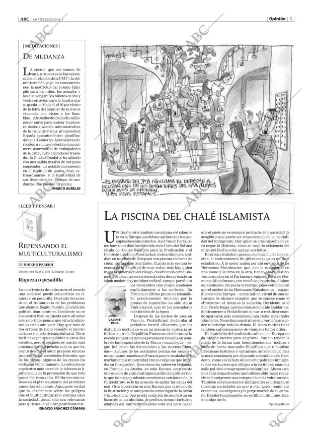 ABC MADRID 13-12-2005 página 5