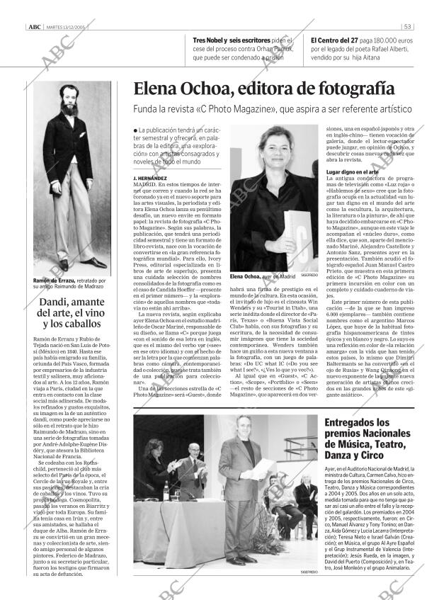ABC MADRID 13-12-2005 página 53