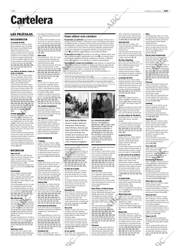 ABC MADRID 13-12-2005 página 58