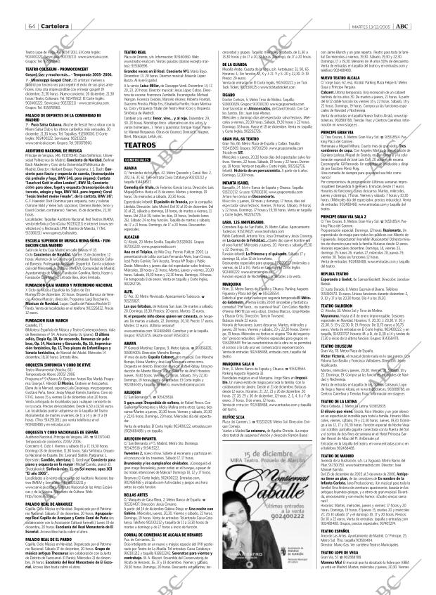 ABC MADRID 13-12-2005 página 64
