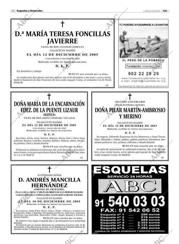 ABC MADRID 13-12-2005 página 68