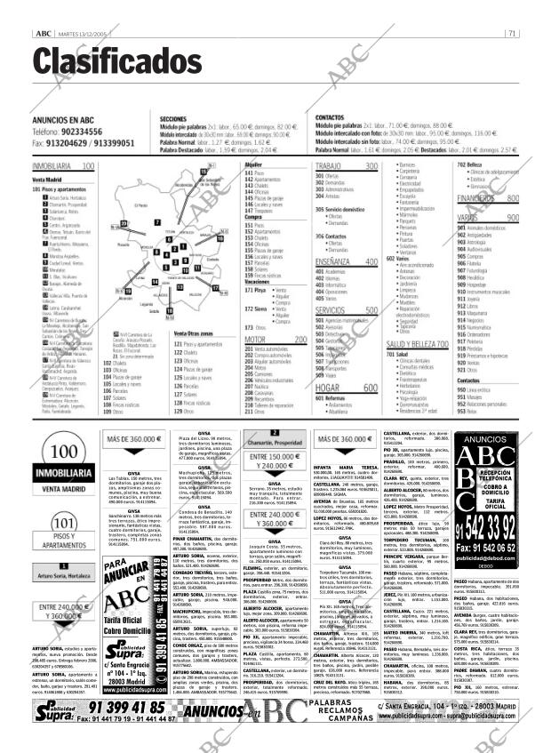 ABC MADRID 13-12-2005 página 71