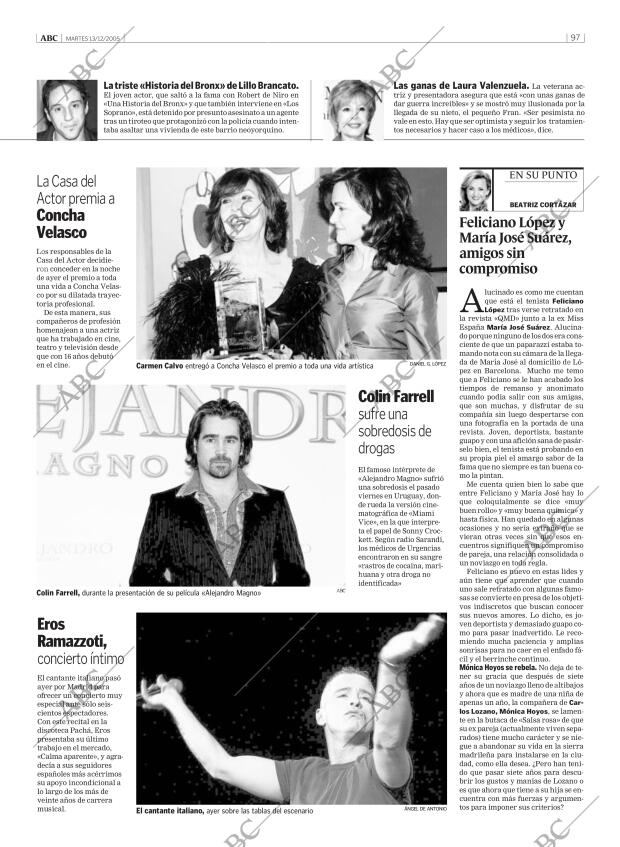 ABC MADRID 13-12-2005 página 97