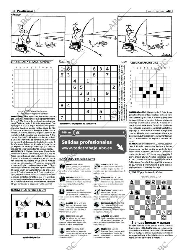 ABC MADRID 13-12-2005 página 98