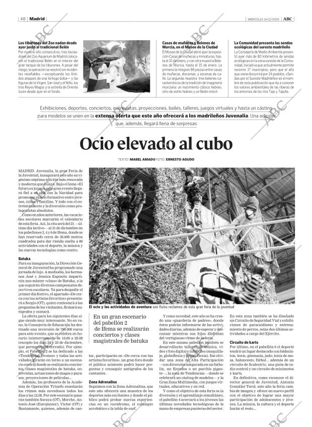 ABC MADRID 14-12-2005 página 48
