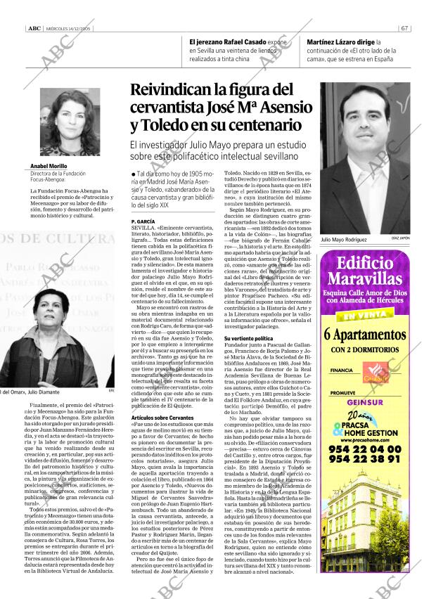 ABC SEVILLA 14-12-2005 página 67