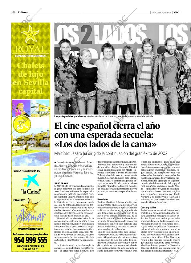 ABC SEVILLA 14-12-2005 página 68