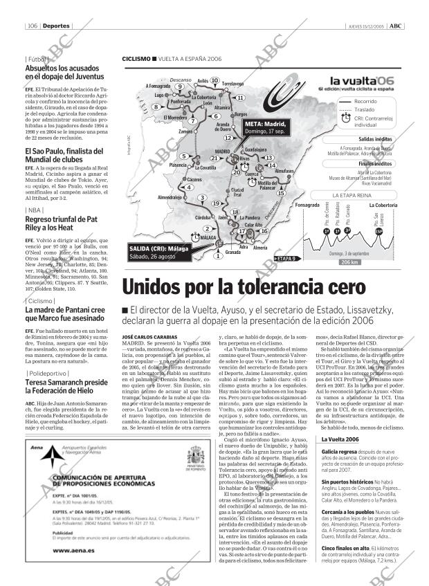 ABC MADRID 15-12-2005 página 106