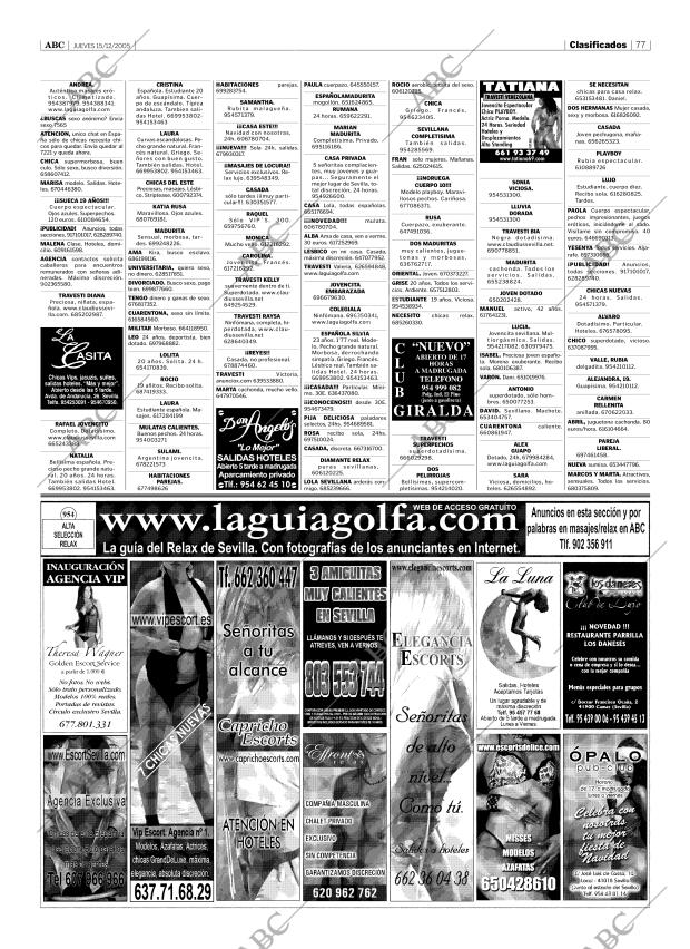 ABC SEVILLA 15-12-2005 página 77