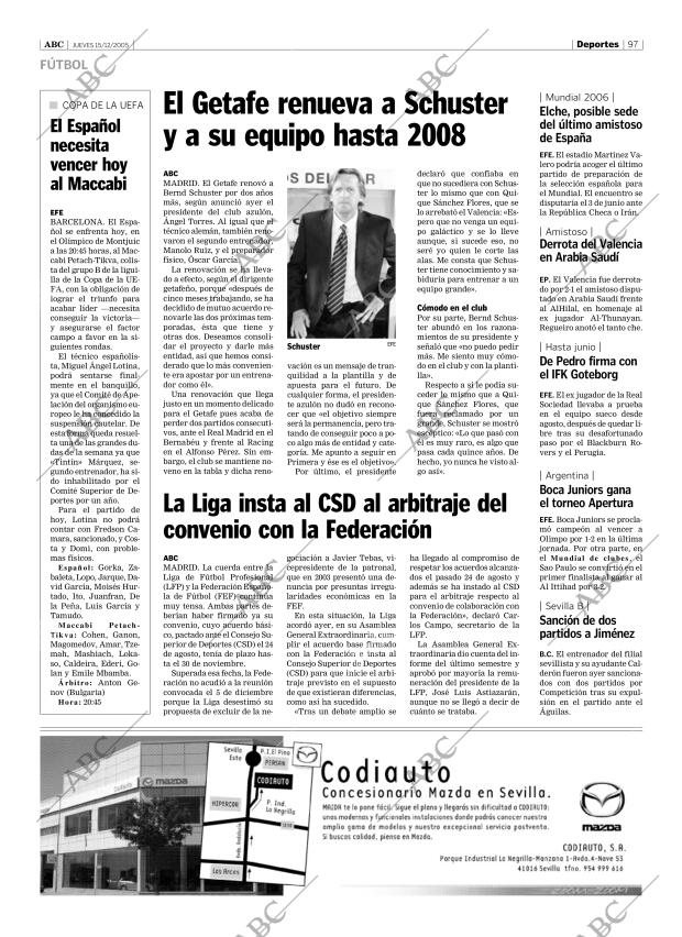 ABC SEVILLA 15-12-2005 página 97