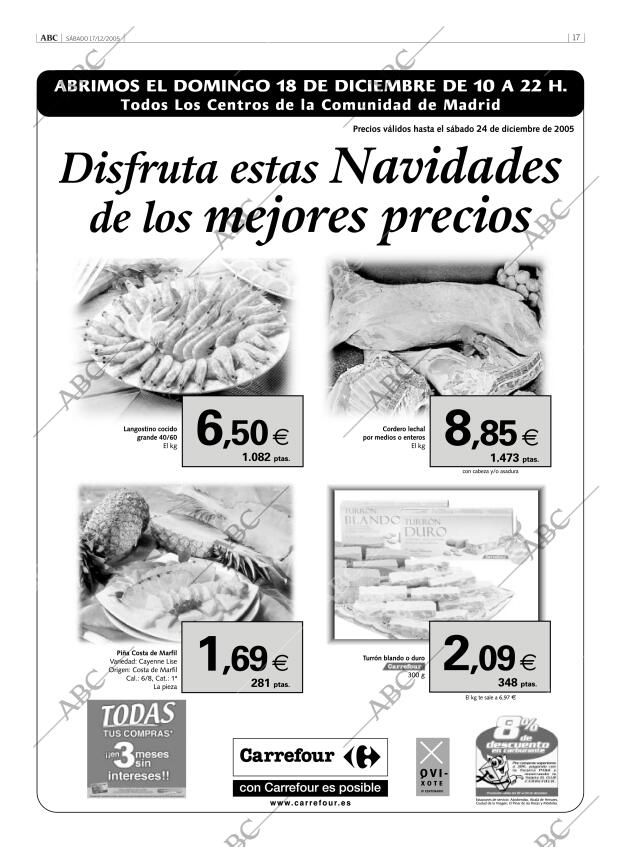 ABC MADRID 17-12-2005 página 17