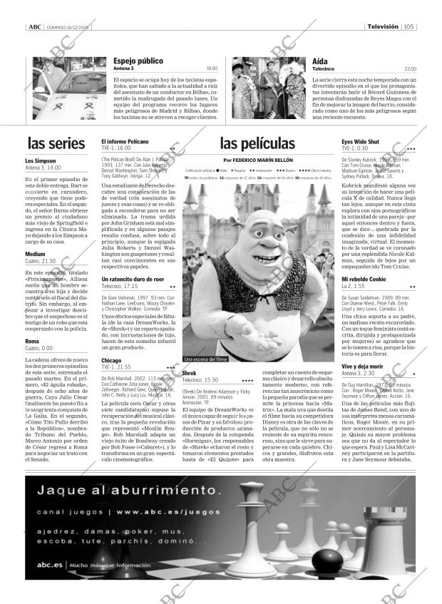 ABC MADRID 18-12-2005 página 105