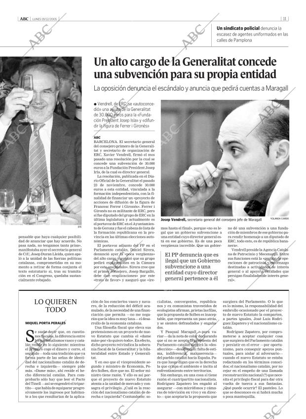 ABC MADRID 19-12-2005 página 11